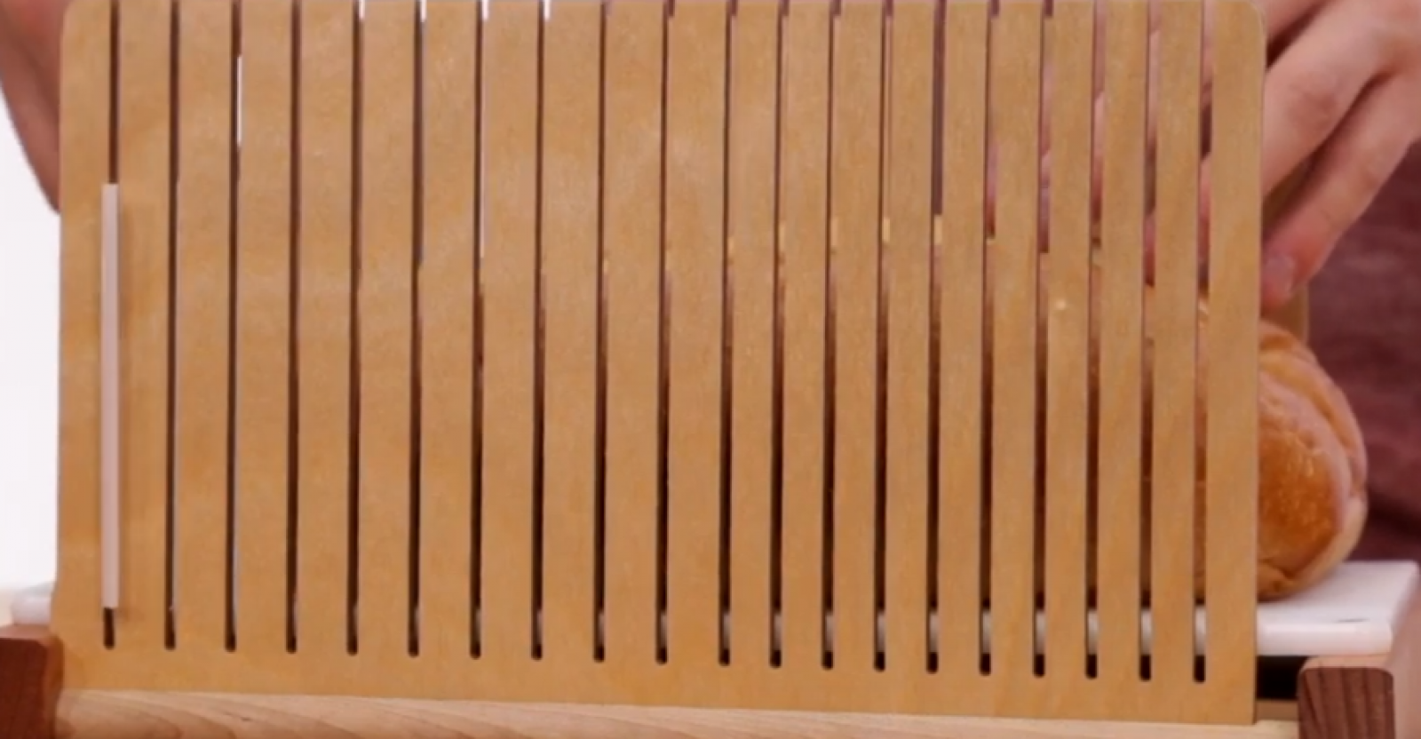 Bread Machine with Collapsible Paddle