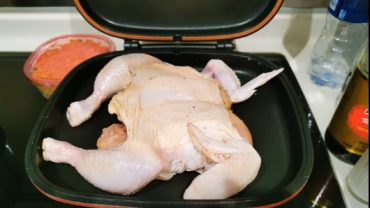 How to Cook Chicken in a Double Sided Pan