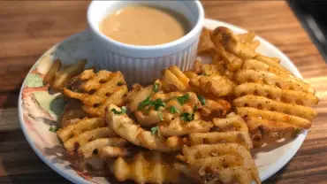 How To Air Fry Waffle Fries
