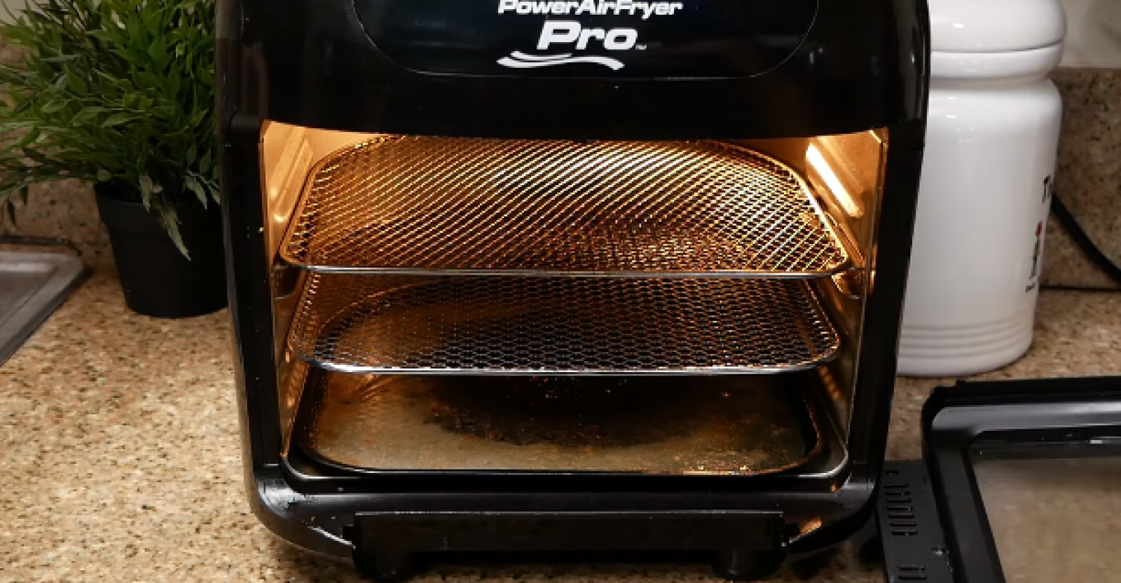How to Clean Power Air Fryer Oven Door?