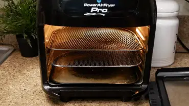 How to Clean Power Air Fryer Oven Door?