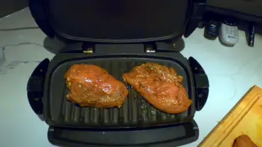 How to cook chicken breasts on George foreman grill