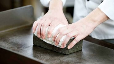 How to Clean a Griddle with a Grill Brick