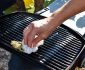 How to clean a charcoal grill grate?