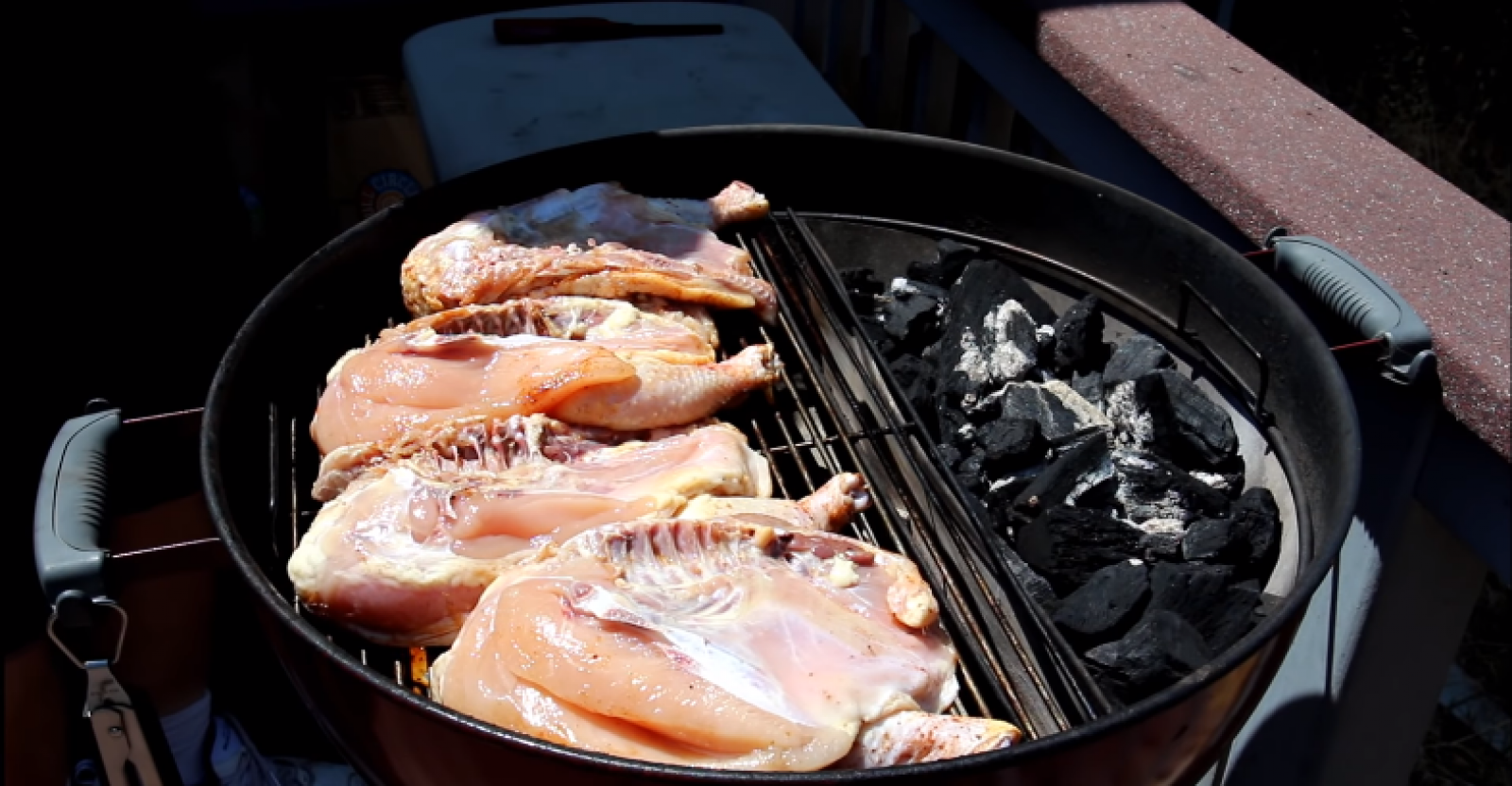 How to Grill Chicken Halves