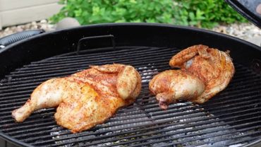 How to Cook Half a Chicken on Propane Grill
