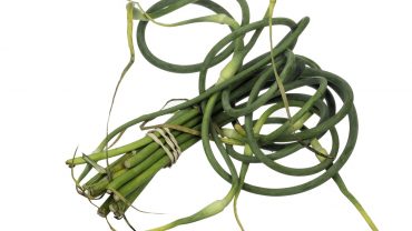 How To Grill Garlic Scapes